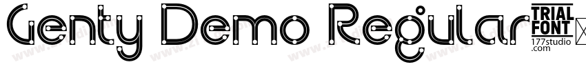Genty Demo Regular字体转换